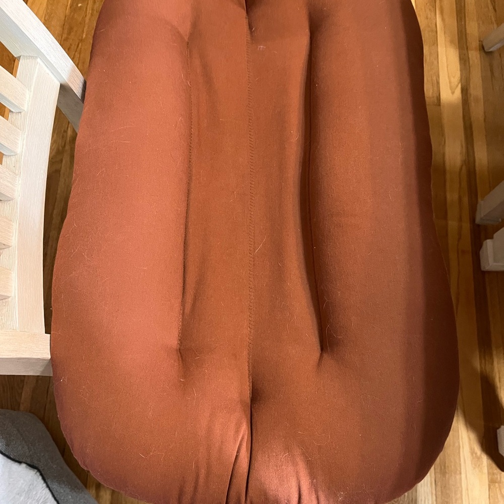 Kids Cushion Seat Pad in Rust Brown - Soft Padded Comfort